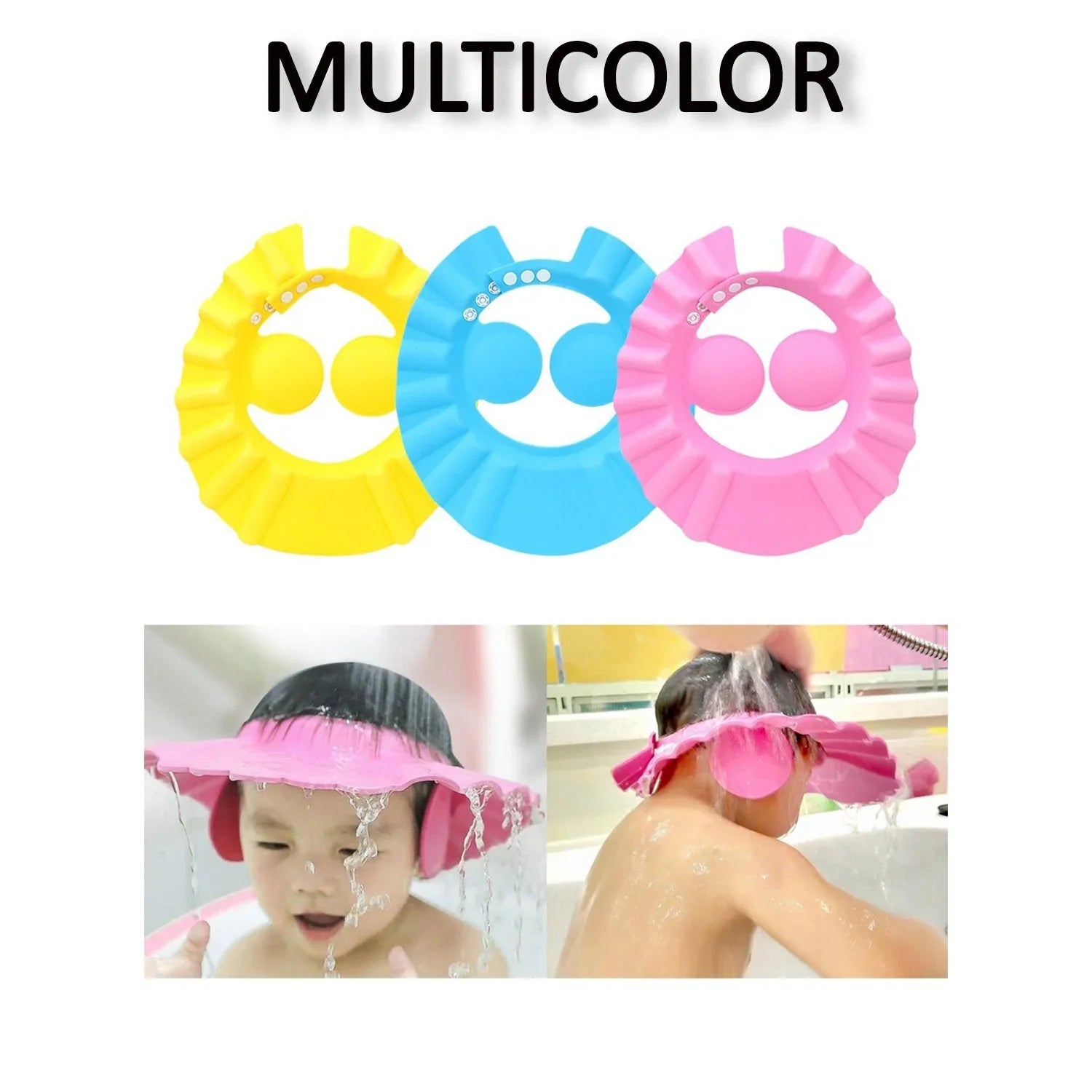0378B Adjustable Safe Soft Bathing Baby Shower Hair Wash Cap for Children, Baby Bath Cap Shower Protection for Eyes and Ear, 0378B Adjustable Safe Soft Bathing Baby Shower Hair Wash Cap for Children, Baby Bath Cap Shower Protection for Eyes and Ear,
